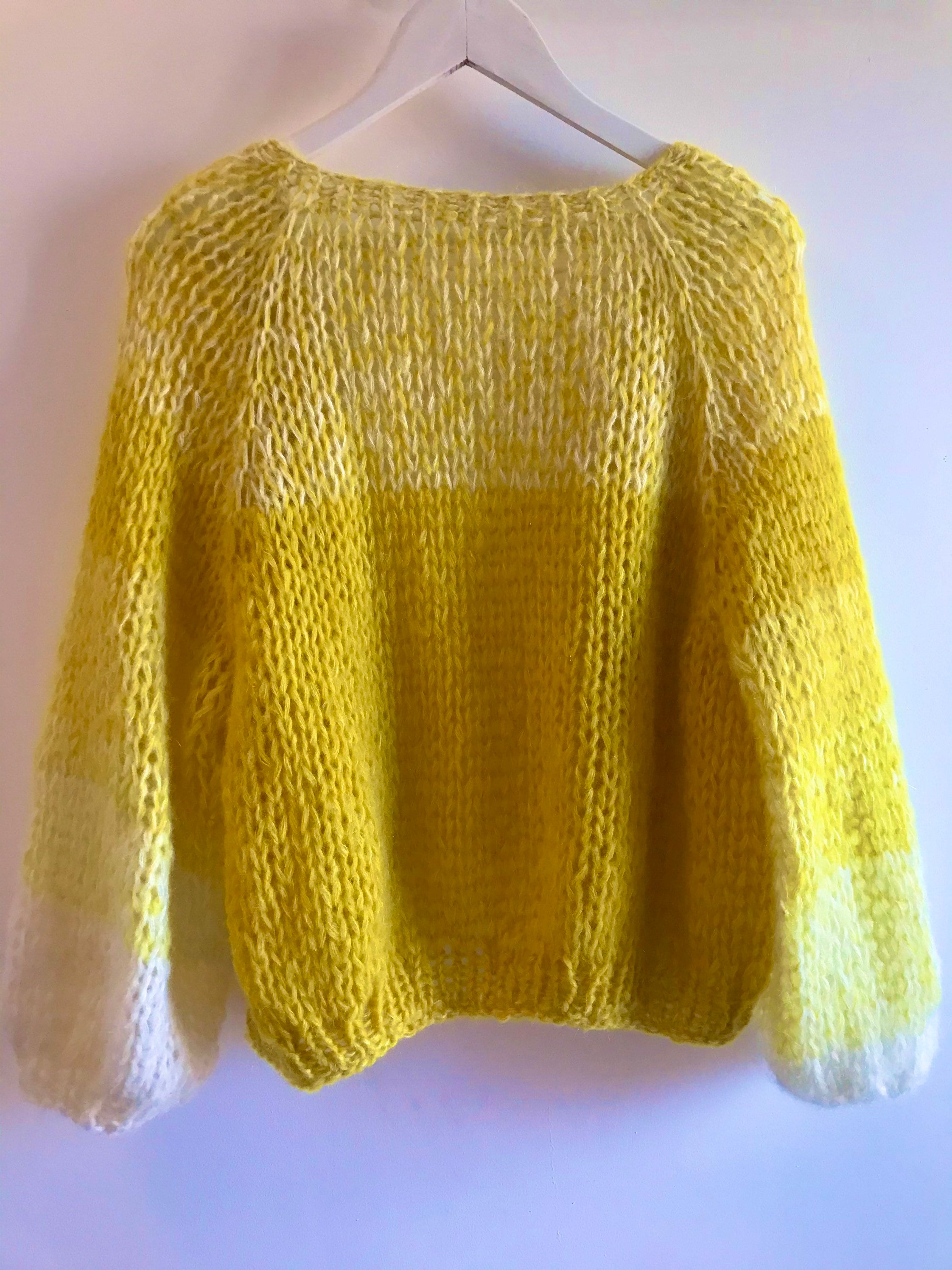 Yellow Mohair Cardigan, Cropped Cardigan, Airy Bomber, Mohair Sweater, Hand  Knit Jumper, Chunky Knit, Light Cardigan, Fashion Clothing